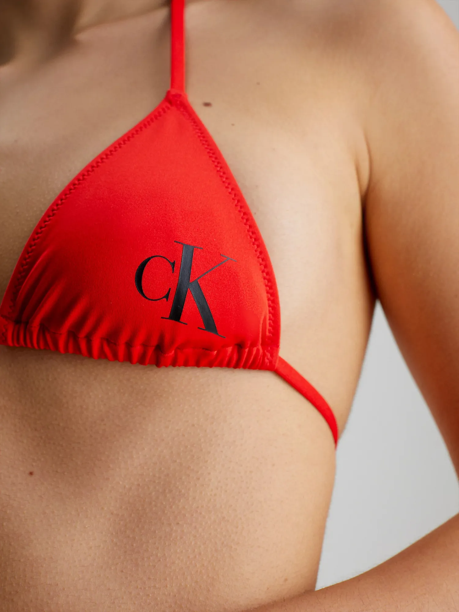 Calvin Klein Women's Bonded Flex Bikini - Red - XS - Modafirma