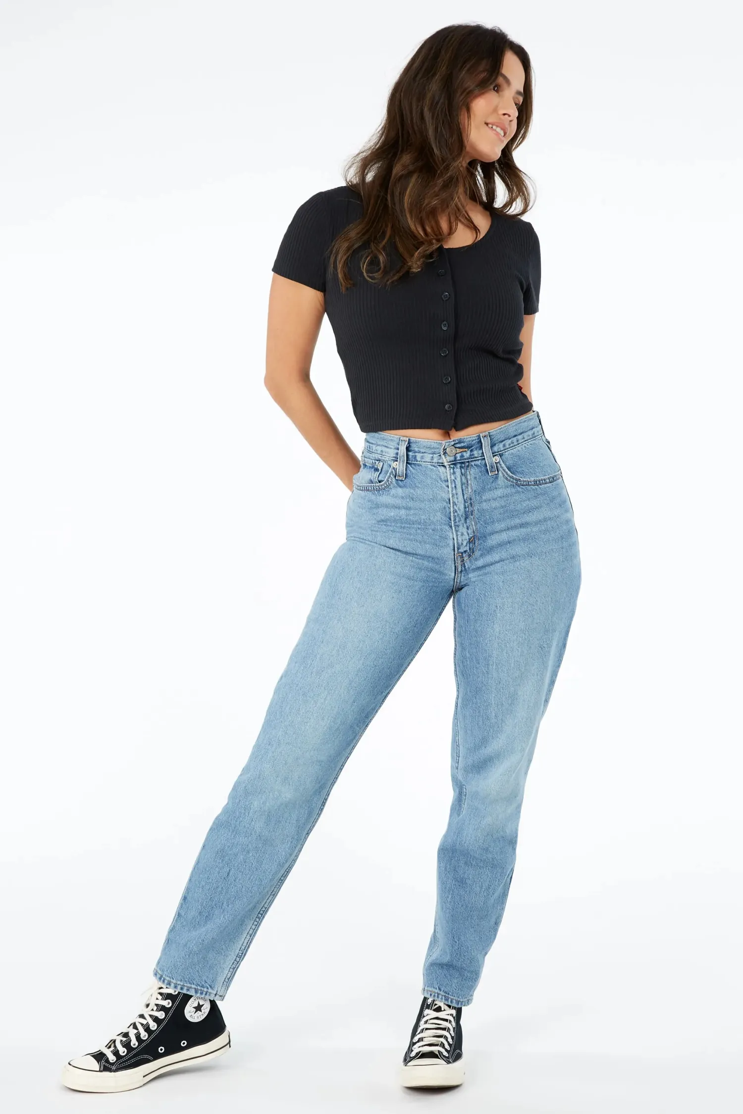 LEVI'S® '80s Mom Jeans - Medium Indigo Worn In
