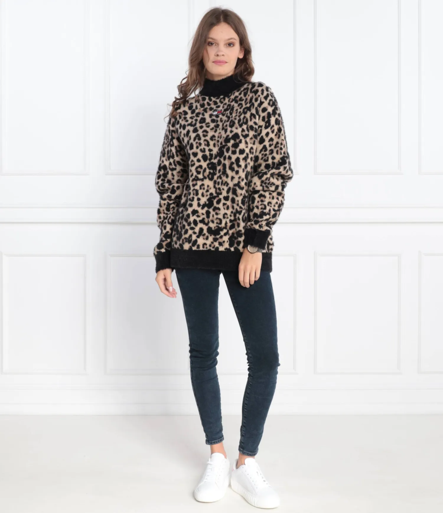 | TOMMY Choice+Attitude Allover TJW Leo Leopard Sweater Print - Turtleneck JEANS