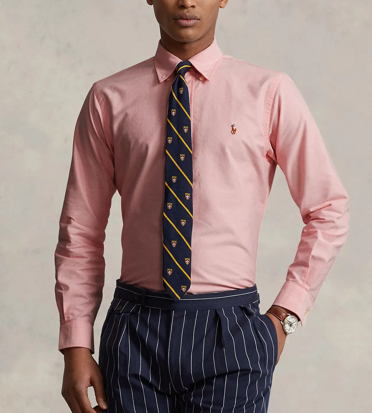 Polo Ralph Lauren SLIM FIT OXFORD SHIRT - Shirt - pink 
