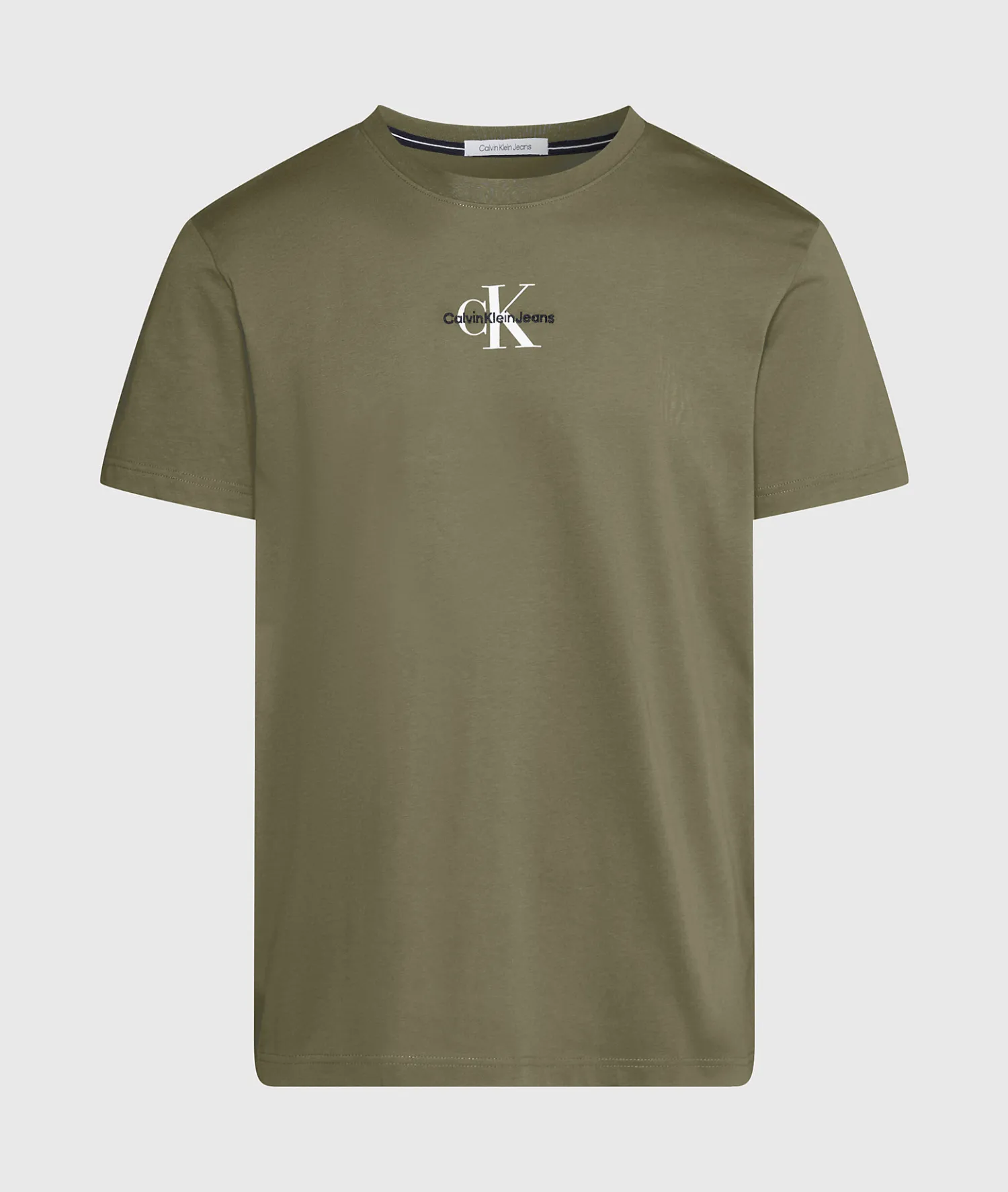 CALVIN KLEIN JEANS MonoLogo Regular Olive T-shirt - | Choice+Attitude Dusty