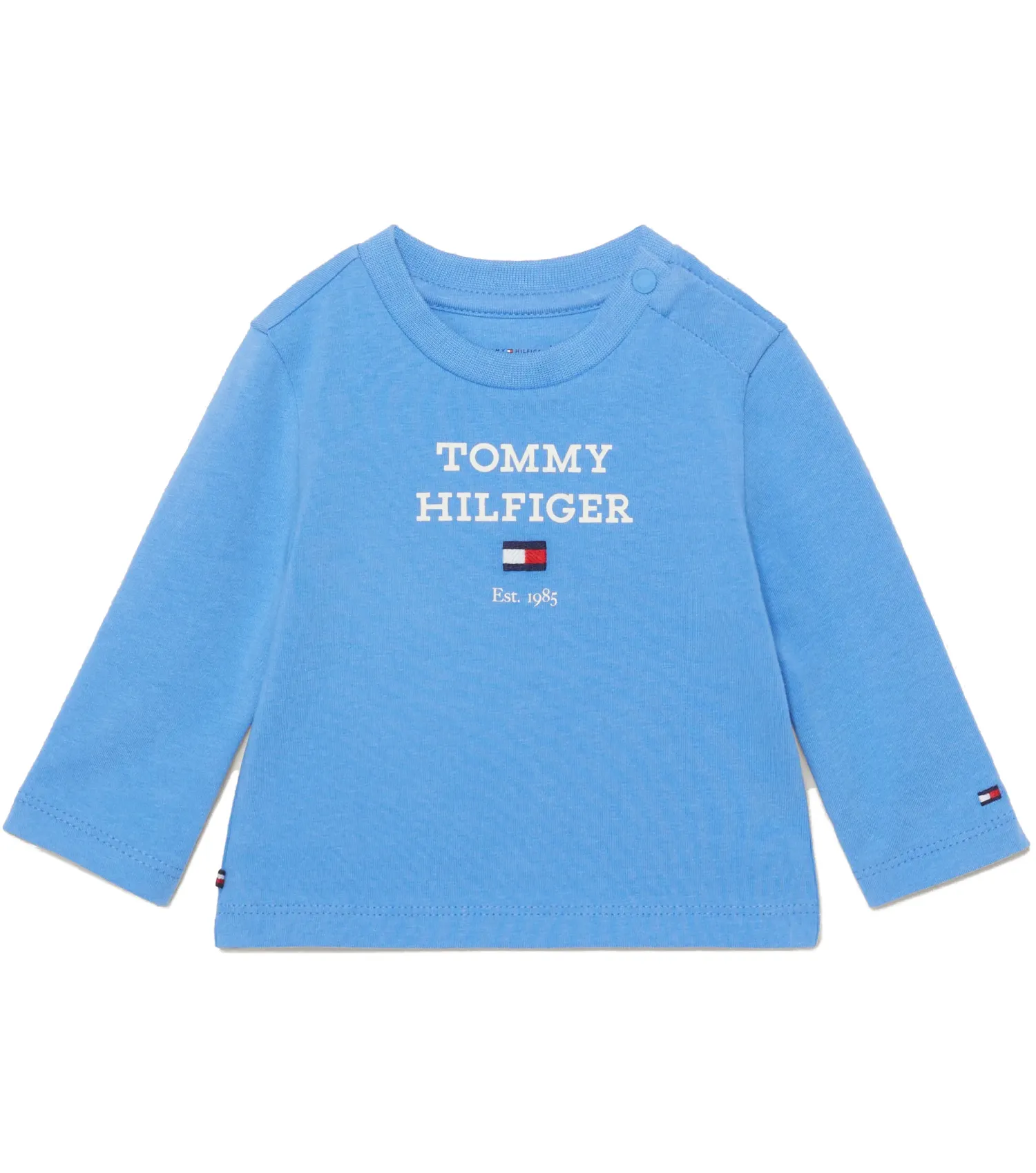 TOMMY HILFIGER Baby TH - | Sleeve Choice+Attitude Logo Blue T-shirt Spell Long